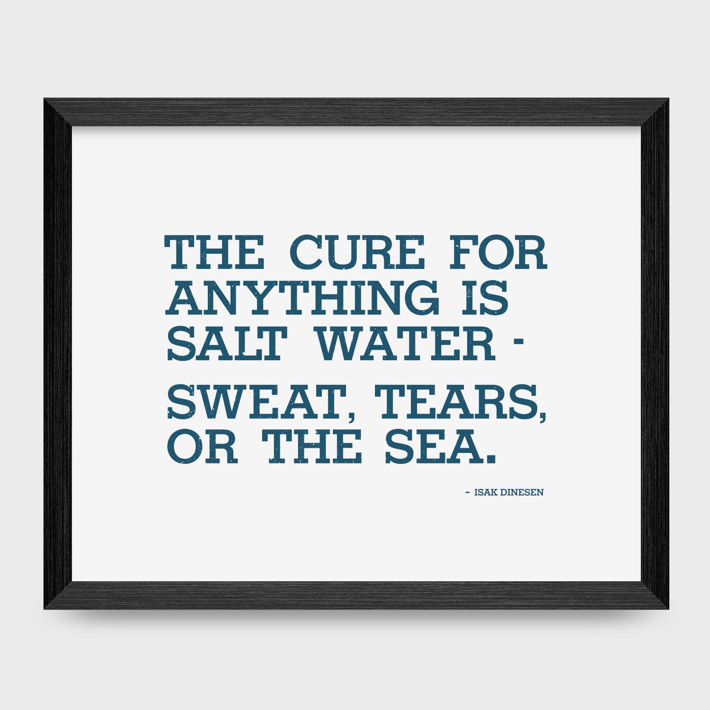 Salt Water Cure 8x10 Print