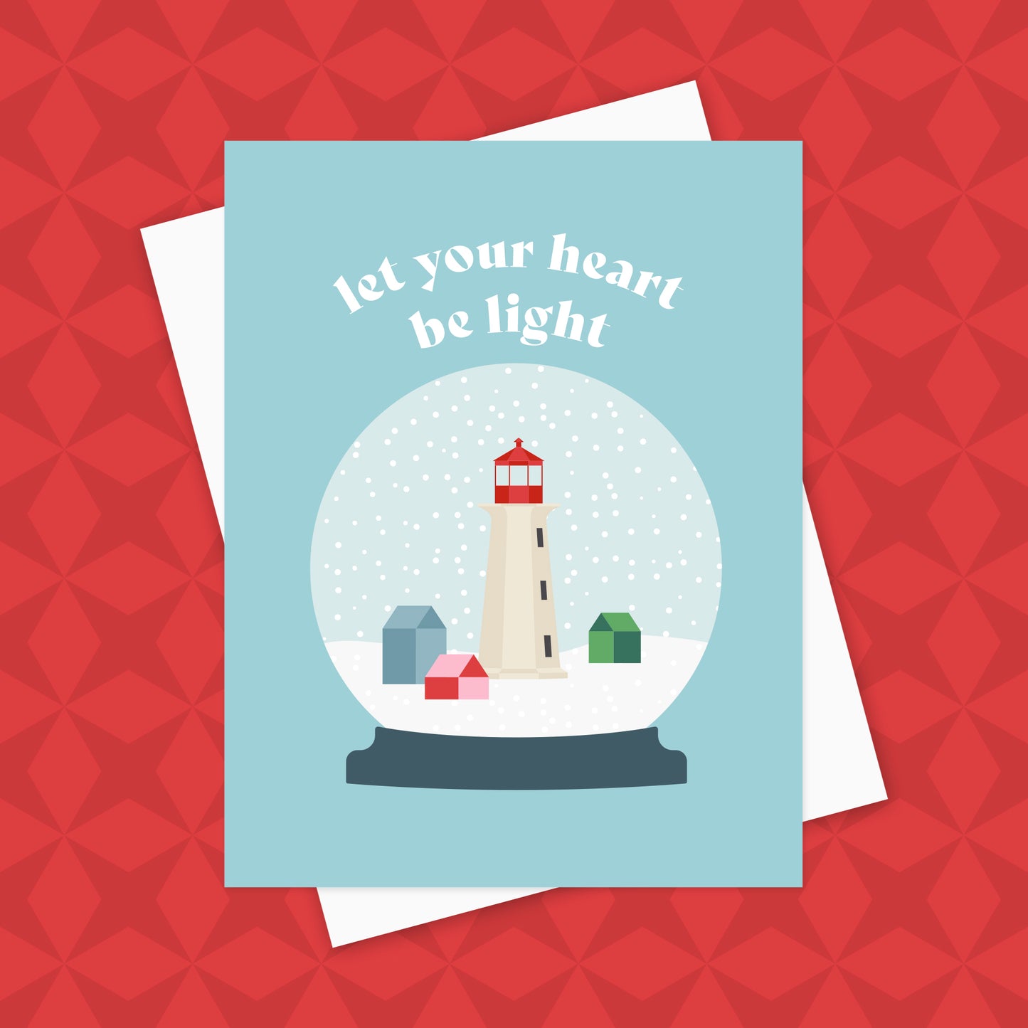 Heart Be Light Snow Globe Card (Set of 5)