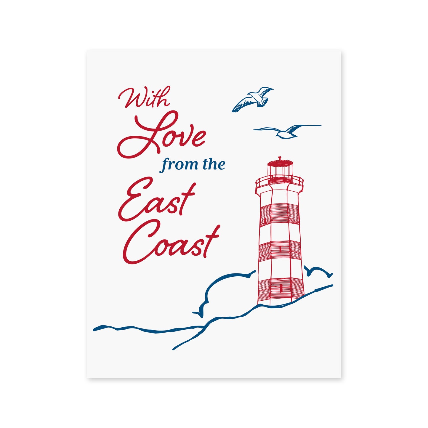 Love from the East Coast Card (Set of 5)