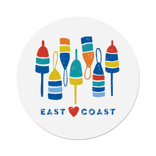 East Coast Buoys Sticker