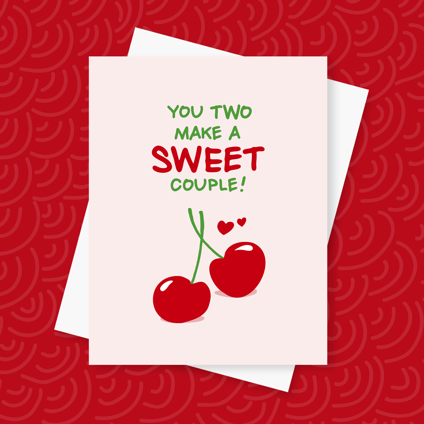 Sweet Cherry Couple Card