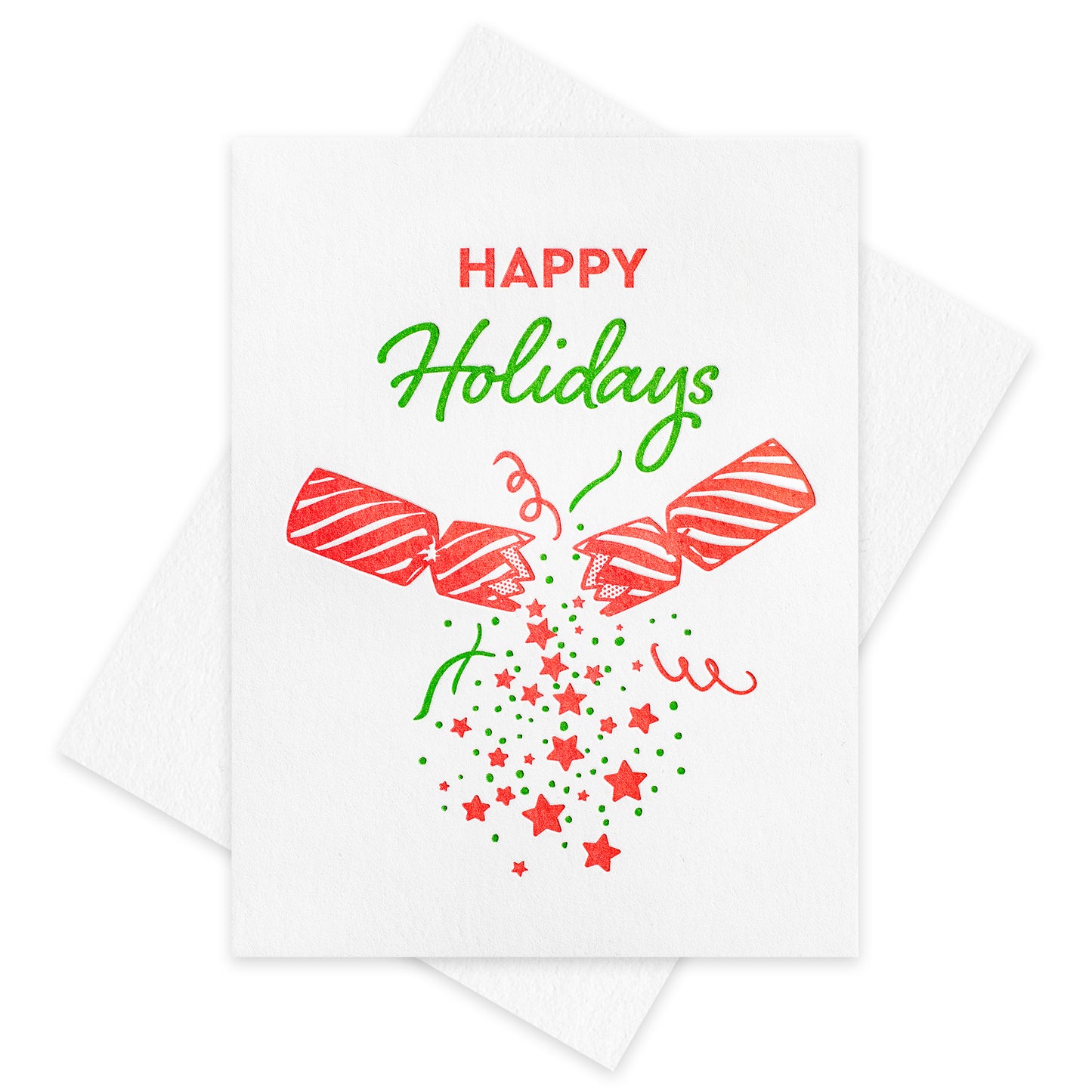 Holiday Cracker Letterpress Card (Set of 5)