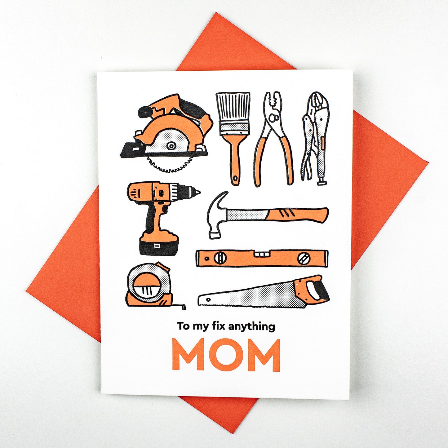 Fix It Mom Letterpress Card