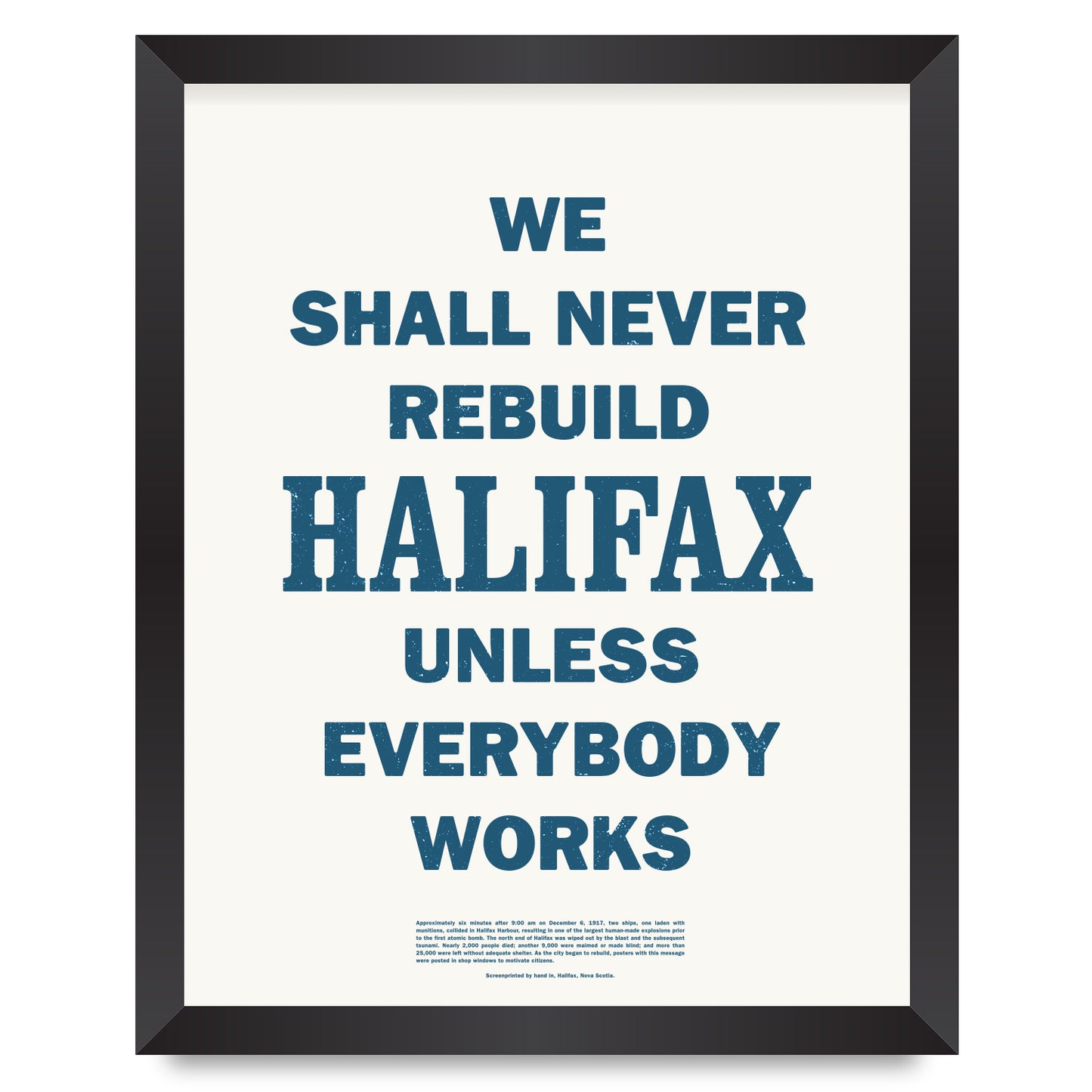 Rebuild Halifax 16x20 Poster