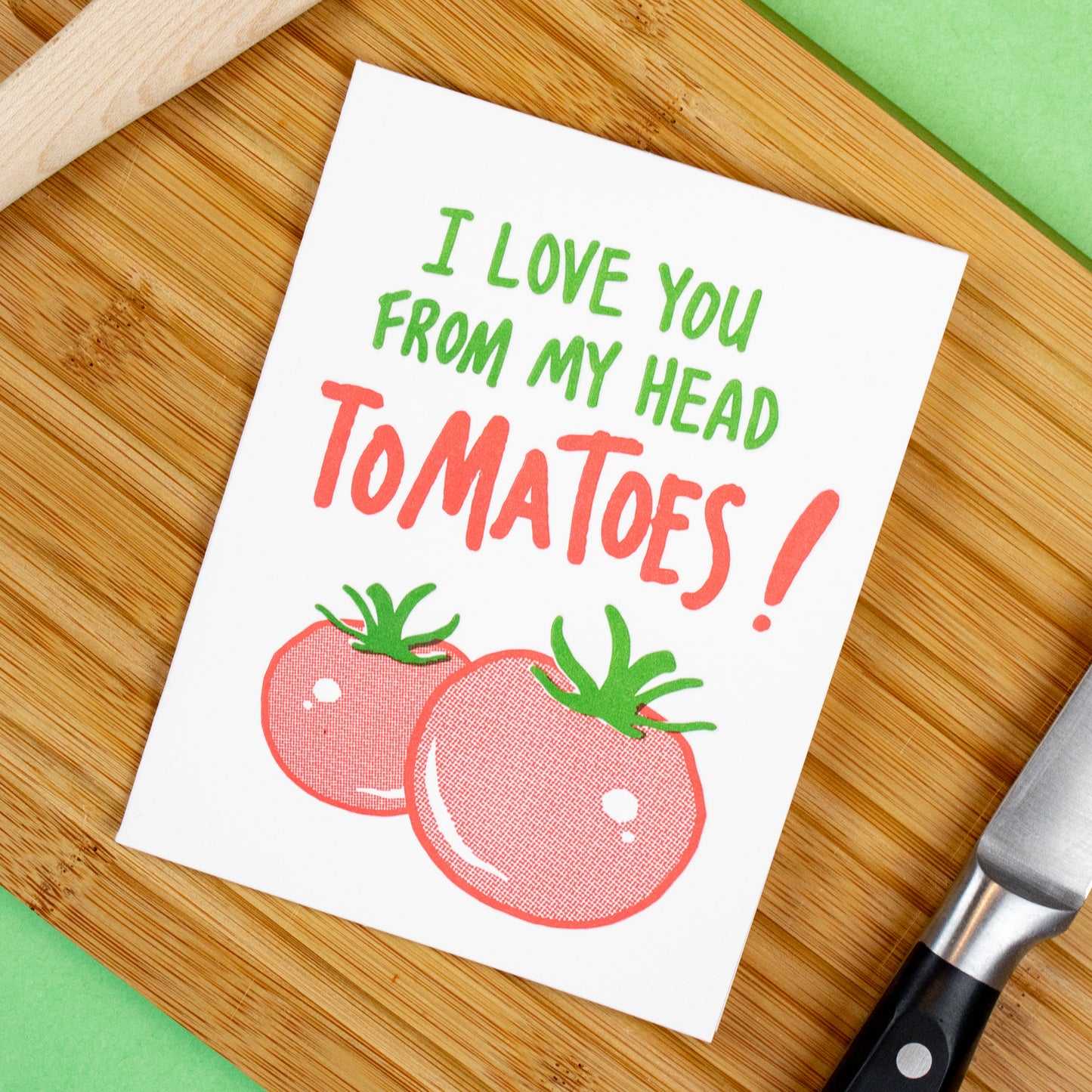 Tomato Love Letterpress Card