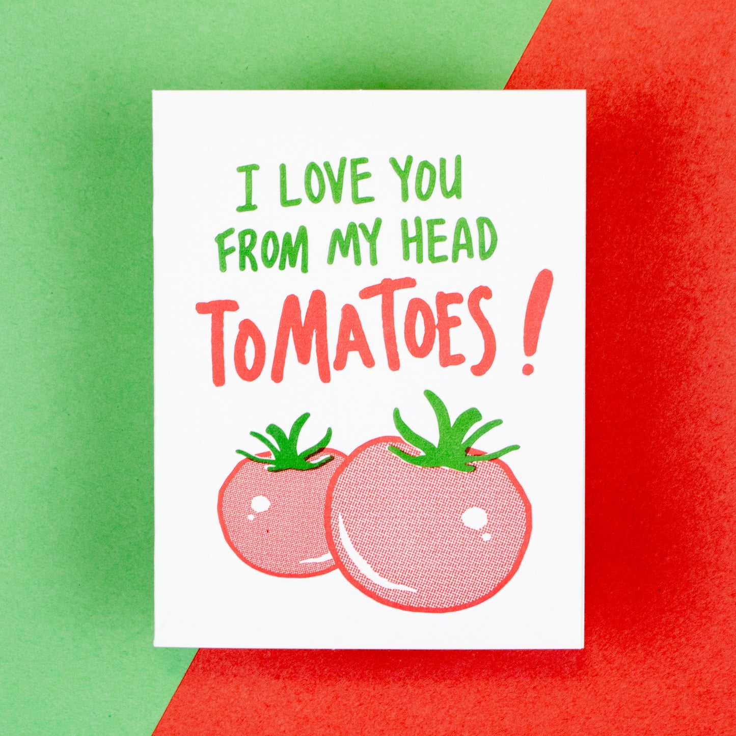 Tomato Love Letterpress Card