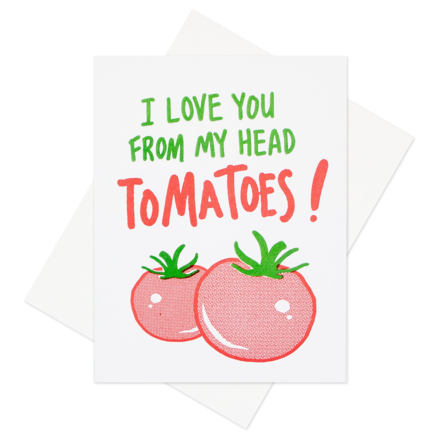 Tomato Love Letterpress Card