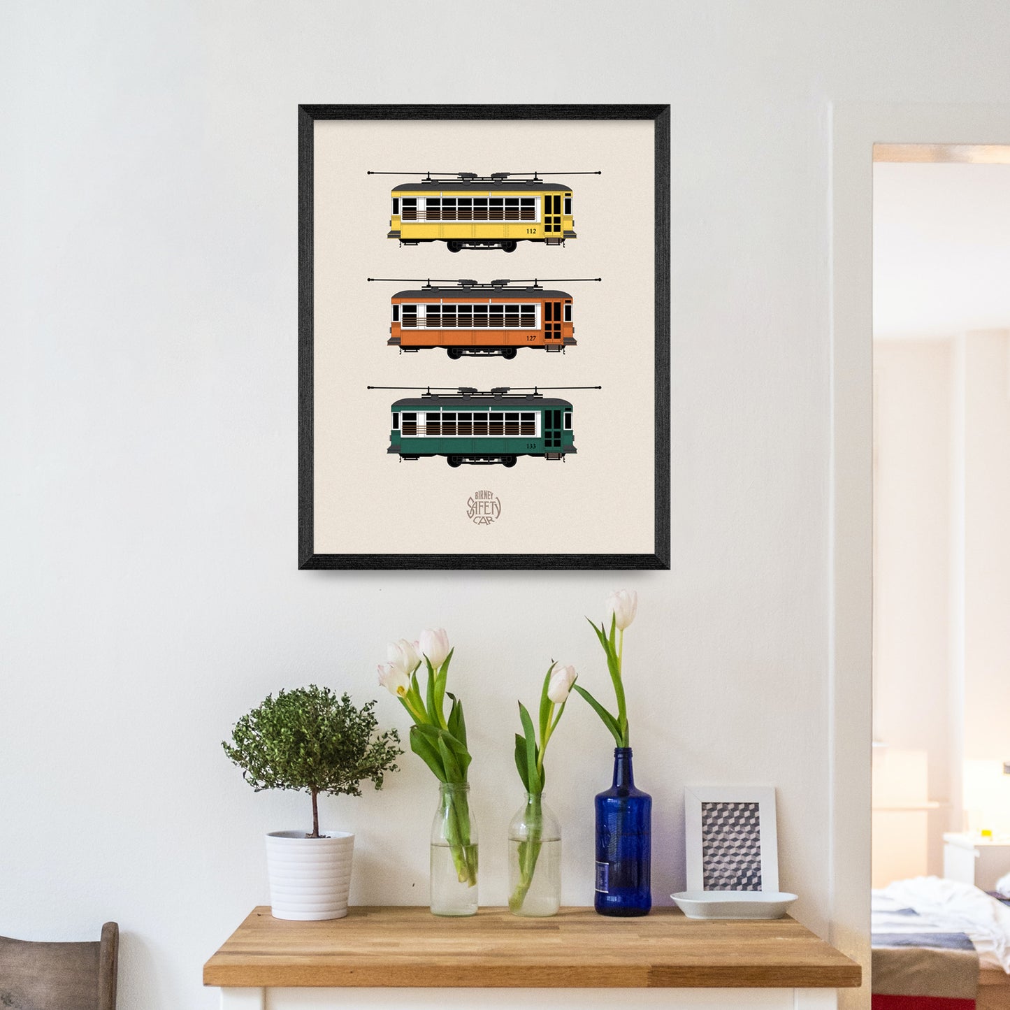 Birney Streetcar 11x14 Print
