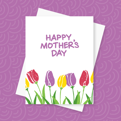 Tulip Mom Card