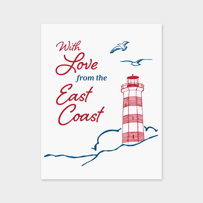 Love from the East Coast Card