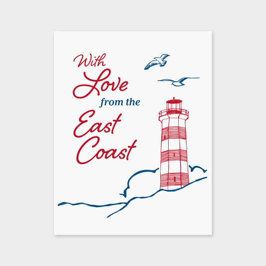 Love from the East Coast Card (Set of 5)