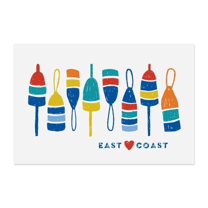 East Coast Buoys Postcard