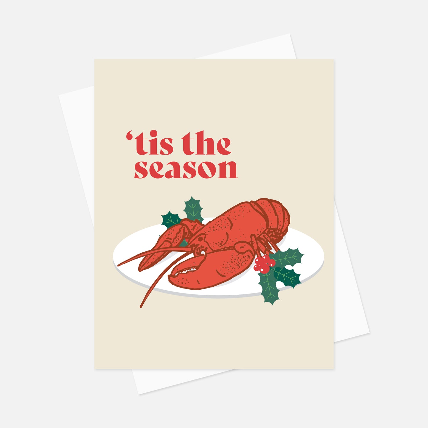 Lobster Season Holiday Card