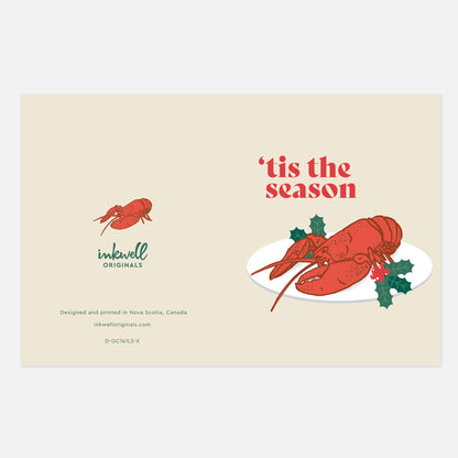 Lobster Season Holiday Card