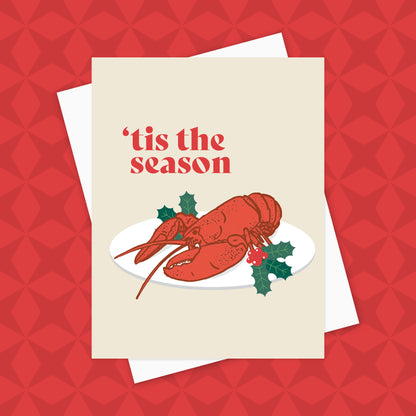 Lobster Season Holiday Card