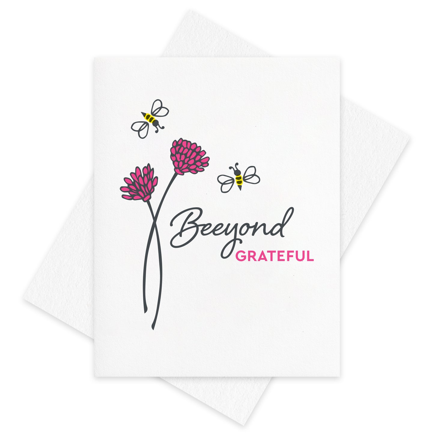 Bee Thank You Letterpress Card (Set of 5)