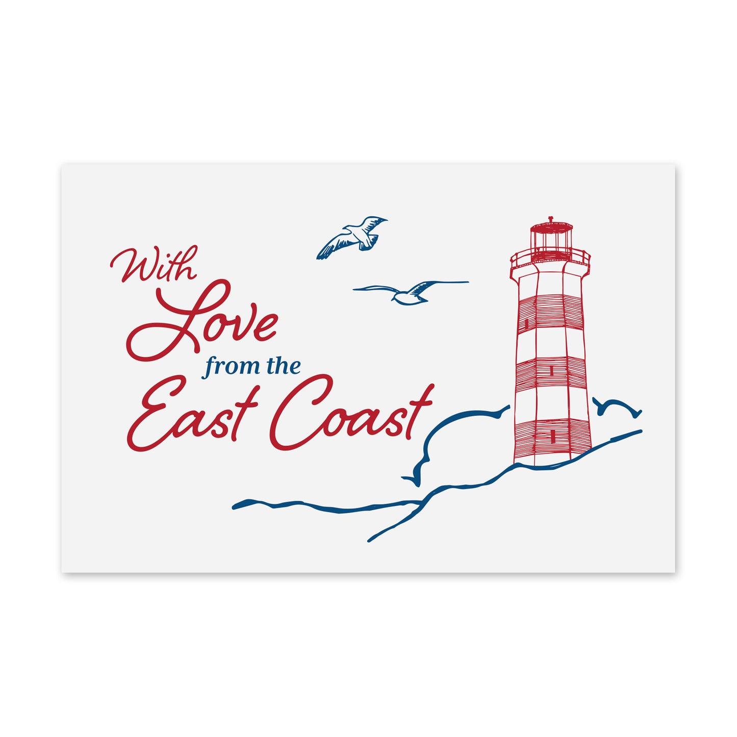 East Coast Love Postcard