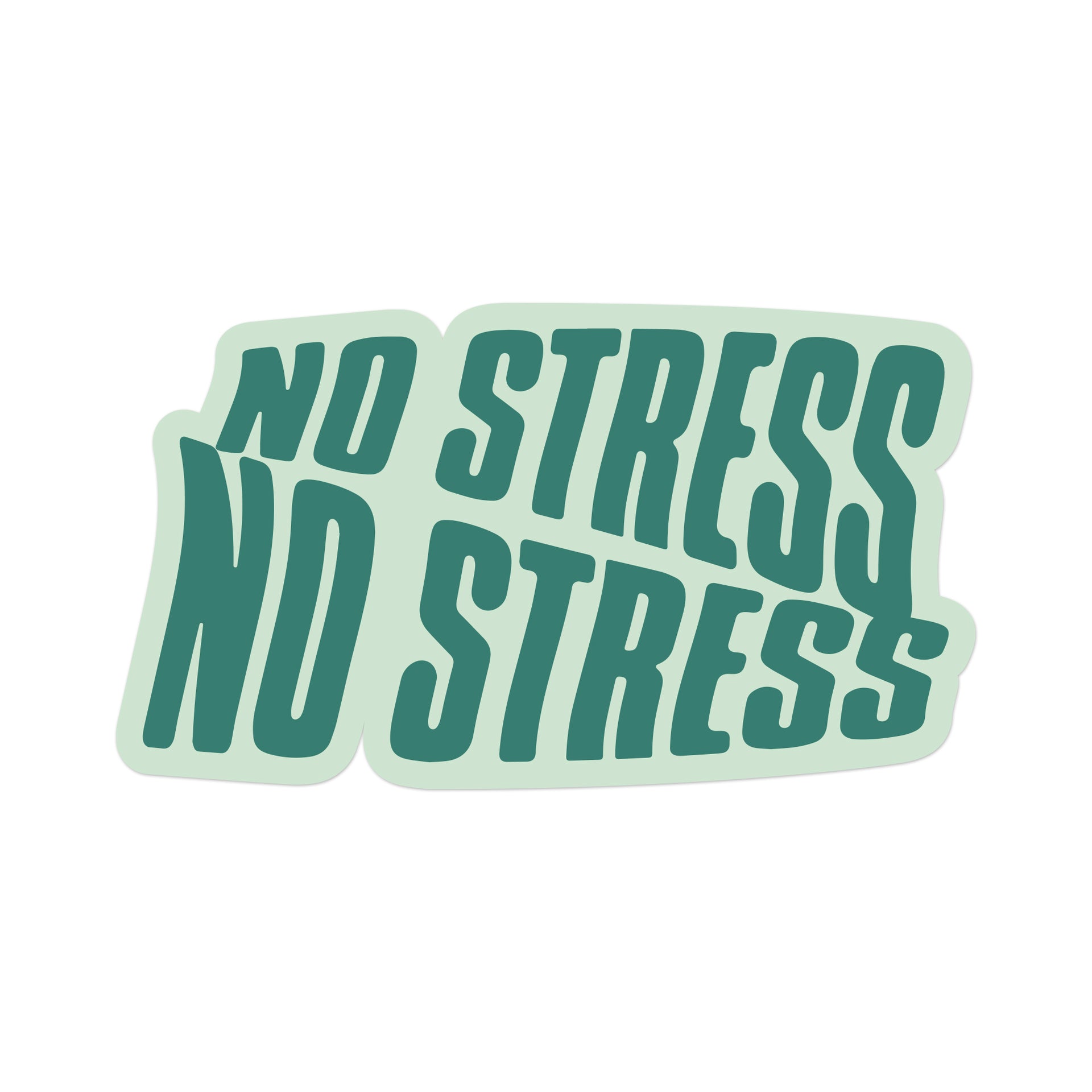 no stress Sticker by nyco
